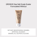 GROWUS Sea Salt Therapy Scalp Scaler 4.23 fl. oz. / 120ml
