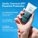 Heartleaf + Panthenol Silky Moisture Mild Sunscreen SPF50+ 50ml